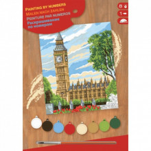 Набор для творчества Sequin Art PAINTING BY NUMBERS JUNIOR Big Ben (SA1331) (269732)