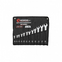 Набор ключей комбинированных 12шт. 6-14,17,19,22 мм, DIN3113, STORM INTERTOOL XT-1004 (342832)