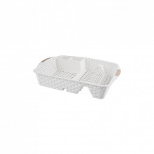 Сушилка для посуды Violet House 0757 Ротанг White (0757 Роттанг WHITE сушка д/пос.4) (293042)