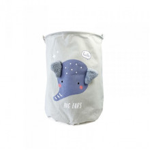 Корзина для игрушек и белья "Big ears Слоник" MGZ-1009(Grey) 50 х 40 см