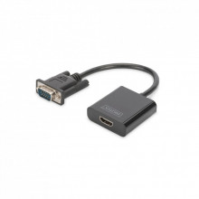 Переходник VGA to HDMI (M/F), Full HD Digitus (DA-70473) (249142)