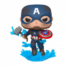 Фигурка для геймеров Funko Pop cерии Мстители: Финал – Капитан Америка с Мьёльниром (45137) (269142)