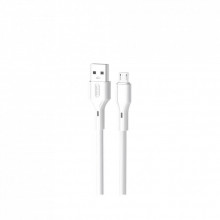 Дата кабель USB 2.0 AM to Micro 5P 1.0m 2.4A XO (CB-23UM) (323442)