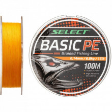 Шнур Select Basic PE 150m Помаранч 0.22mm 30lb/13.6kg (1870.27.77) (277542)
