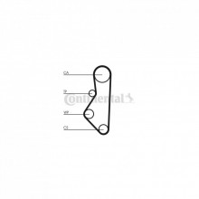 Ремень ГРМ CONTITECH CT586 (301642)