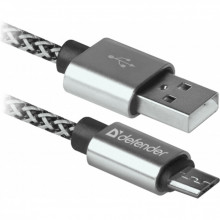 Дата кабель USB 2.0 AM to Micro 5P 1.0m USB08-03T PRO white Defender (87803) (260742) Дата кабель USB 2.0 AM to Micro 5P 1.0m USB08-03T PRO white Defender (87803) (260742)