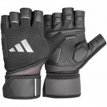 Перчатки для фитнеса Adidas Wrist Wrap Training Gloves ADGB-15051 чорний S (885652026208) (284742)