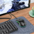 Игровая компьютерная мышь проводная HOCO GM19 Enjoy RGB подсветка Чёрная (342742)