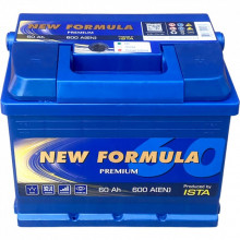 Аккумулятор автомобильный NEW FORMULA PREMIUM 60Ah Ев (-/+) (600EN) (5602321249) (297842)