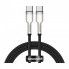 Дата кабель USB-C to USB-C 1.0m 100W metal black Baseus (CATJK-C01) (323842)