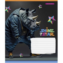 Тетрадь ученическая "Dance star" 018-3276L-2 в линию, 18 листов