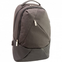Рюкзак школьный Optima 17.5" Techno унисекс 0.7 кг 16-25 л Коричневый с выделенными элементами (O96910-01) (273942)