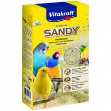 Песок для птиц Vitakraft Sandy с минералами впитывающий 2 кг (4008239110039) (302942)