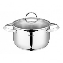 Каструля Fissman Callisto 1.9л зі скляною перфорованою кришкою (187052)