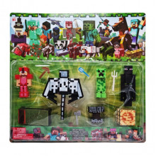 Игровой набор фигурок по игре "Майнкрафт" 48414-2 с аксессуарами
