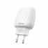 Зарядное сетевое HOCO C78A Highway 2USB 2.4A Lightning Белый (196152)