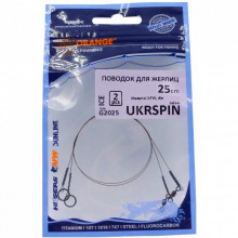 Поводок Ukrspin Spinning Fluoro Sunline для жерлицы 25см 14кг(30lb)/0.6мм (2 (1590.00.91) (237152)