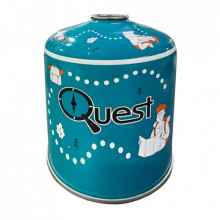 Газовый баллон Quest 450 г різьбове з'єднання (набір 12 шт) (Q-G450_12) (281152)