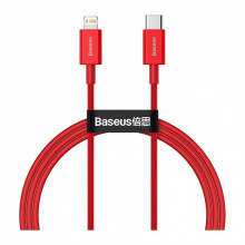 Дата кабель USB-C to Lightning 1.0m 20W red Baseus (CATLYS-A09) (324152)
