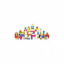 Кубики Viga Toys Красочные блоки 100 шт., 3 см (59696) (200252)