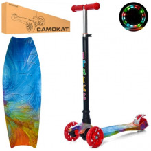 Самокат детский MAXI iTrike JR 3-055-3-WP14 с подсветкой