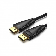 Кабель мультимедийный DisplayPort M to DisplayPort M 3.0m black Vention (HCCBI) (344352)