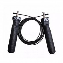 Скакалка Ecofit MDJR039 3 м чорна (К00026973) (345352)