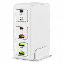 Зарядное устройство XoKo QC-490 6 ports 120W 3xType-C (QC-490-WH) (198452) Зарядное устройство XoKo QC-490 6 ports 120W 3xType-C (QC-490-WH) (198452)