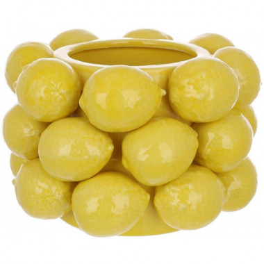 Ваза Lemon порцелянова декоративна, 14см, діаметр 21см (232452)