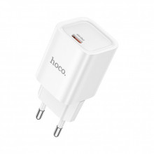 Зарядное устройство HOCO C148A Charm USB-C PD30W White (6942007630306) (257652)
