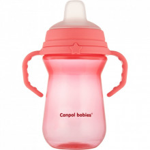 Поильник-непроливайка Canpol babies с силиконовым носиком FirstCup 250 мл Розовая (56/615_pin) (272652) Поильник-непроливайка Canpol babies с силиконовым носиком FirstCup 250 мл Розовая (56/615_pin) (272652)