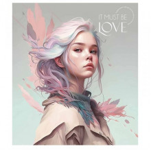 Тетрадь общая "It must be love" 036-3290K-3 в клетку, 36 листов