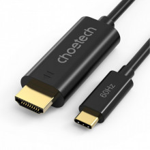 Кабель мультимедийный USB-C to HDMI M 1.8m black Choetech (CH0019-BK-V3) (320852)