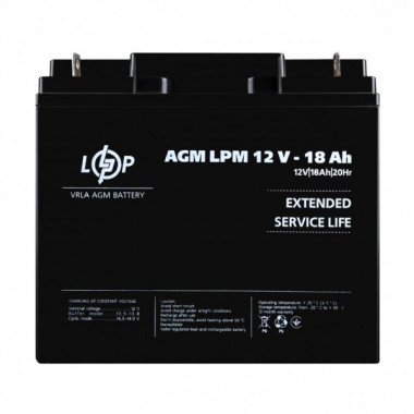 У/Ц Аккумулятор AGM LPM 12V - 18 Ah (344852)