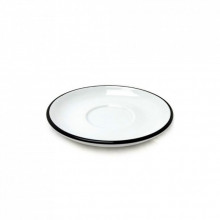 Блюдце Ancap серія Verona Colored Rims 14,5 см Pennellessa Black rims для серій "Verona (37254) (290952)