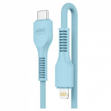 Дата кабель USB-C to Lightning 1.0m AR88 3A Blue Armorstandart (ARM65288) (321952)