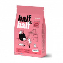 Сухой корм для кошек Half&Half для котят с говядиной 8 кг (4820261920796) (323952)