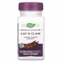 Травы Nature's Way Кошачий коготь, премиум экстракт, 175 мг, Premium Extract, Cat''s Claw, (NWY-60700) (309062)