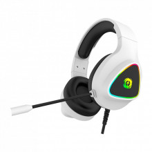 Наушники Canyon GH-6 Shadder Gaming 3.5 мм RGB White (CND-SGHS6W) (317062)