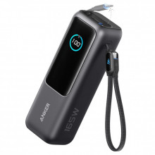 Батарея универсальная Anker 25000mAh, 165W, PD/3/0, QC/3/0, Built-In Double USB-C Cables, black (A1695H11) (344162)