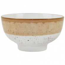 Салатник Ardesto Siena 340мл, 11.5см, порцеляна, біло-жовтий (AR2914SBG) (292362)