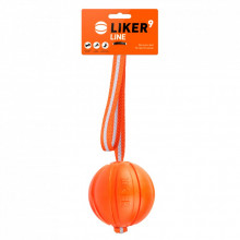 Игрушка для собак Liker Line Мячик с лентой 9 см (6288) (307362)