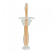 Силиконовая зубная щетка Mumlove MGZ-0707(Peach) с ограничителем