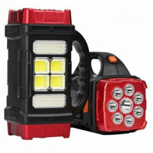 Аккумуляторный LED фонарь Hurry Bolt HB-1678 аварийный светильник с солнечной панелью Красный (190562)