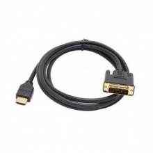 Кабель мультимедийный HDMI M to DVI M 1.8m 24+1pin Patron (CAB-PN-DVI-HDMI-18) (237562)