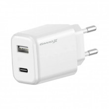 Зарядное устройство Grand-X CH-890 Fast Charge 1xUSB-C PD20W + 1xUSB QC4.0 + AFC SCP FCP Black (CH-890) (256562)