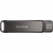 USB флеш накопитель SanDisk 256GB iXpand Luxe USB-C/Lightning (SDIX70N-256G-GN6NE) (202962)
