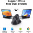 Мышка UGREEN MU008 Vertical Wireless Black (25444) (342072)