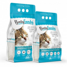 Наполнитель для туалета Benty Sandy Marseille Soap Scented цветные гранулы 5 л/4.35 кг (BS-5002) (208172)