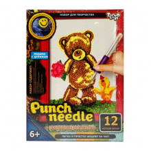 Набор для творчества "Punch Needle: Мишка с утенком" PN-01-01 ковровая вышивка